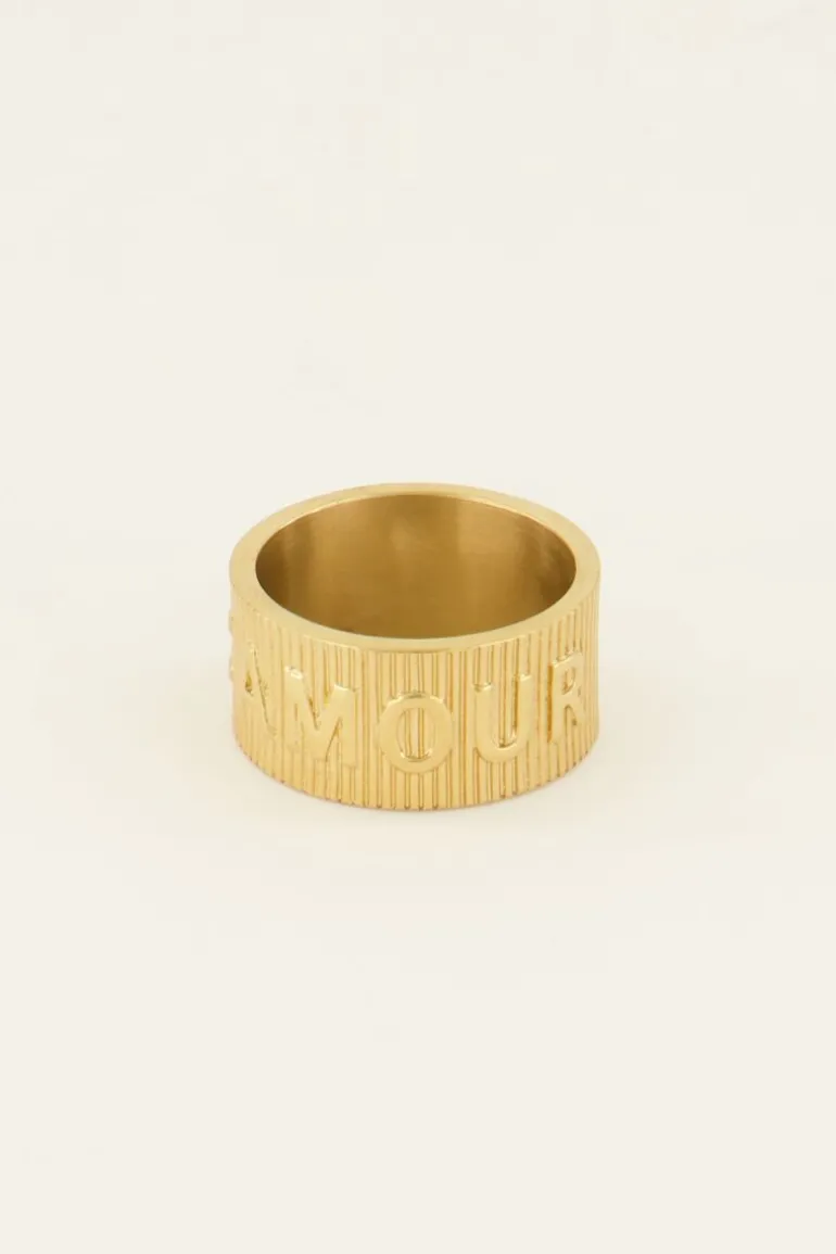 Bague Large « L’amour »