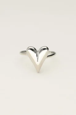 Bague Minimaliste Avec Cœur