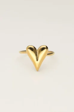 Bague Minimaliste Avec Cœur
