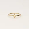 Bague Minimaliste Avec Perle