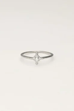 Bague Minimaliste Avec Perle