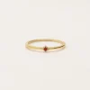 Bague Minimaliste Avec Pierre De Naissance