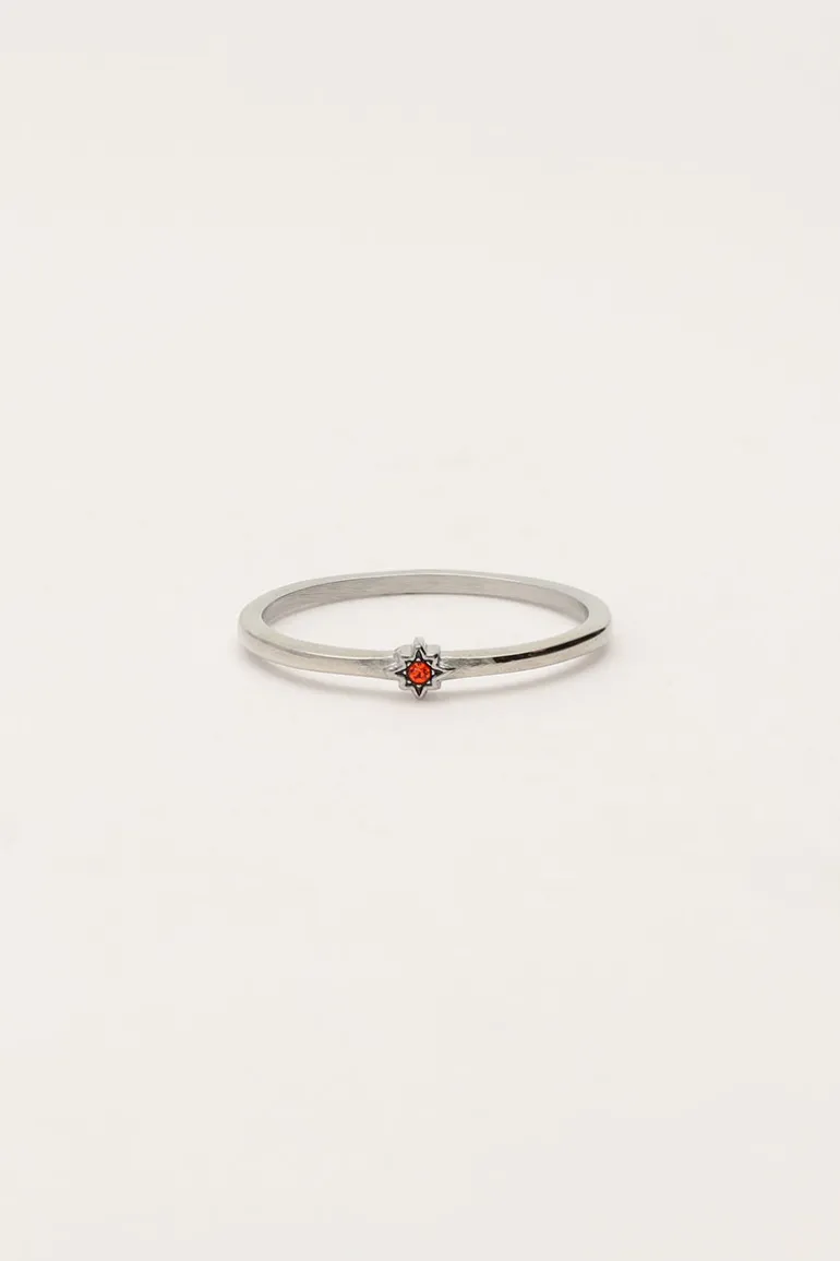 Bague Minimaliste Avec Pierre De Naissance
