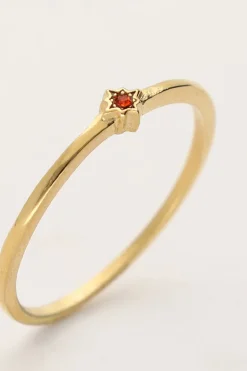 Bague Minimaliste Avec Pierre De Naissance