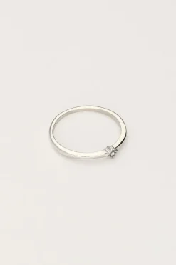 Bague Minimaliste Avec Strass