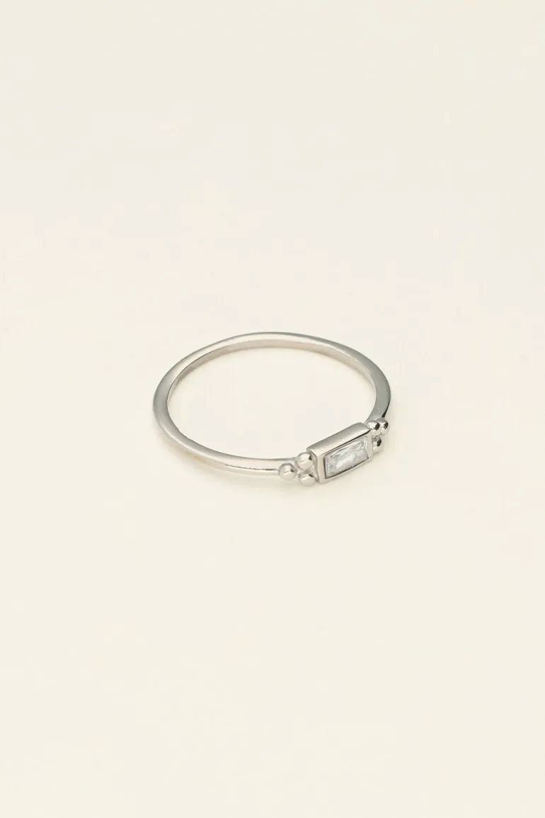 Bague Minimaliste Pierre Universe