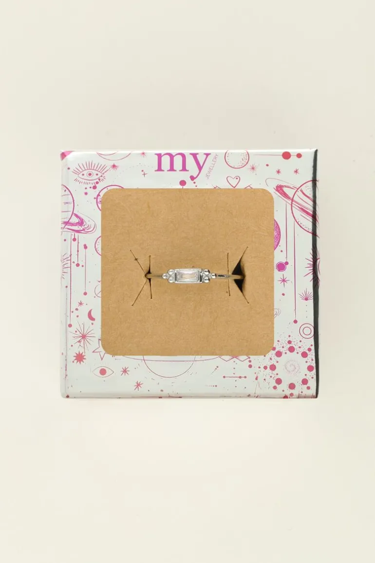 Bague Minimaliste Pierre Universe