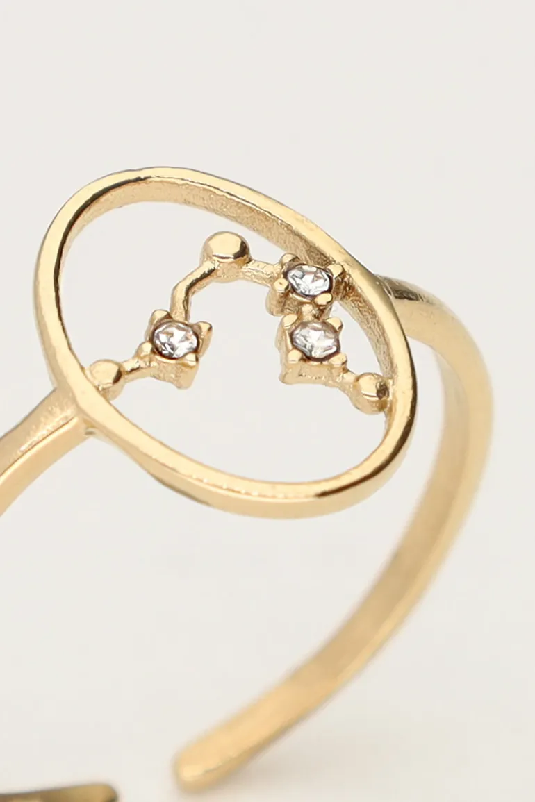 Bague Minimaliste Signe Du Zodiaque