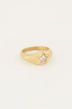 Bague MOOD Avec Pierre étoile Transparente