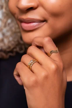 Bague Motif Tressé