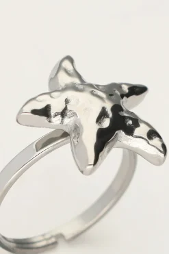 Bague Océan Avec étoile De Mer