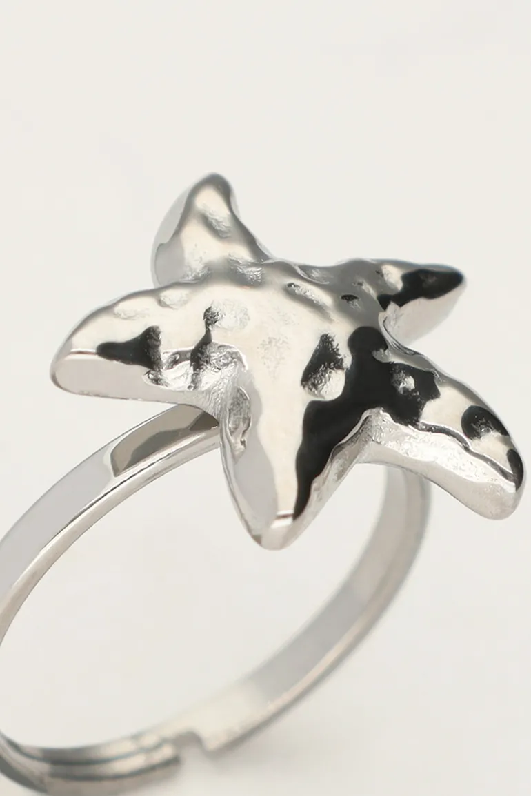 Bague Océan Avec étoile De Mer