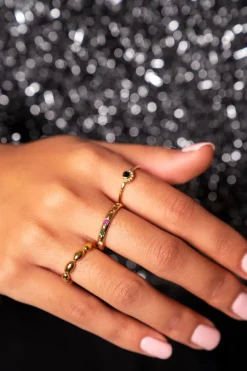 Bague Petite Pierre Noire Universe