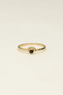 Bague Petite Pierre Noire Universe