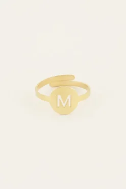 Bague Réglable à Initiale