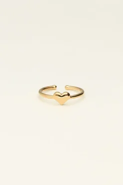 Bague Rose Avec Cœur