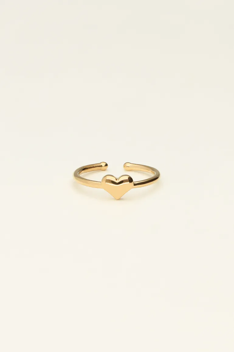 Bague Rose Avec Cœur