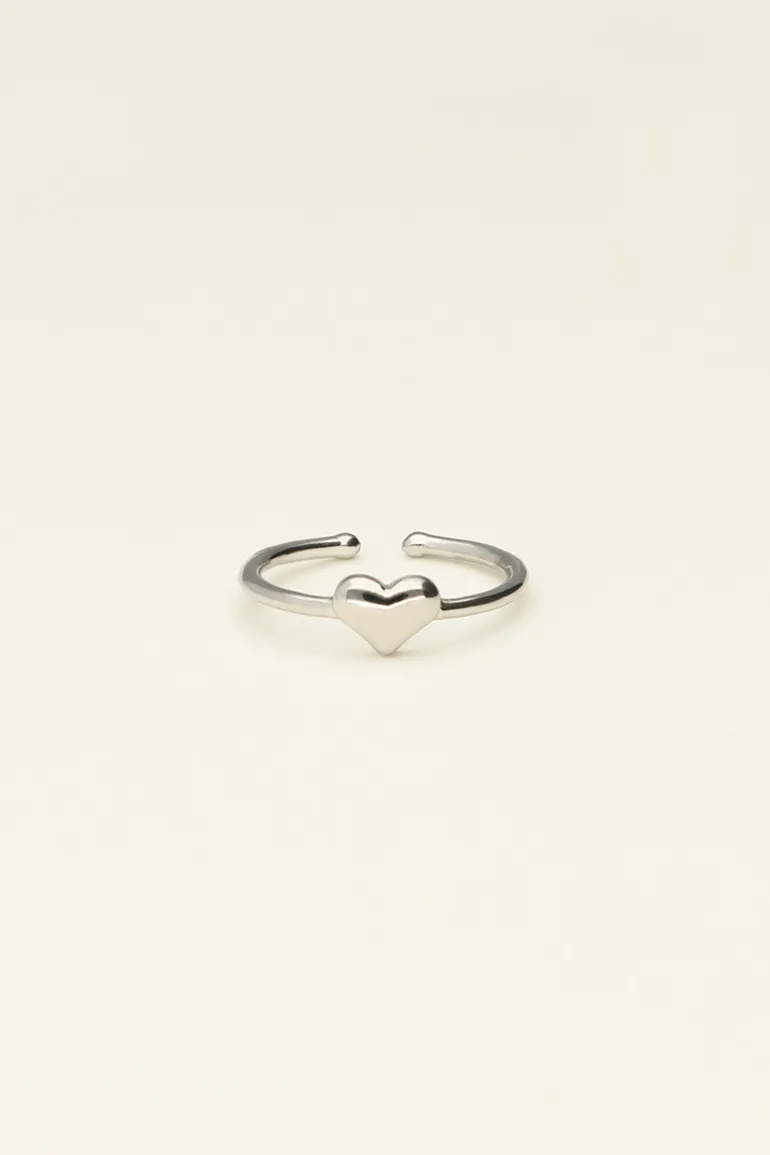 Bague Rose Avec Cœur