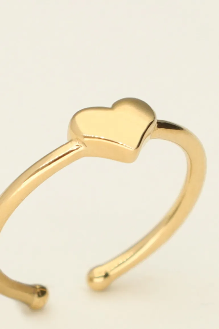 Bague Rose Avec Cœur