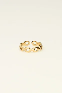 Bague Rose Avec Maillons