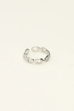 Bague Rose Avec Maillons