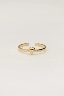 Bague Rose Avec Petit Cœur