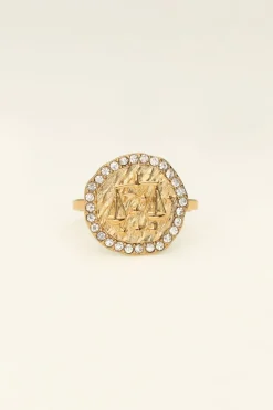 Bague Signe Du Zodiaque à Strass