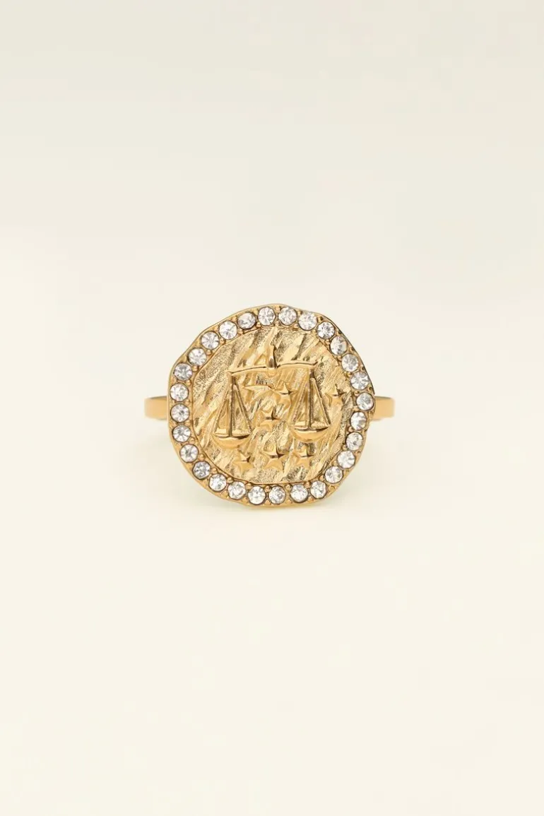 Bague Signe Du Zodiaque à Strass