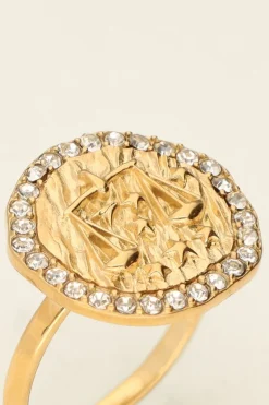 Bague Signe Du Zodiaque à Strass