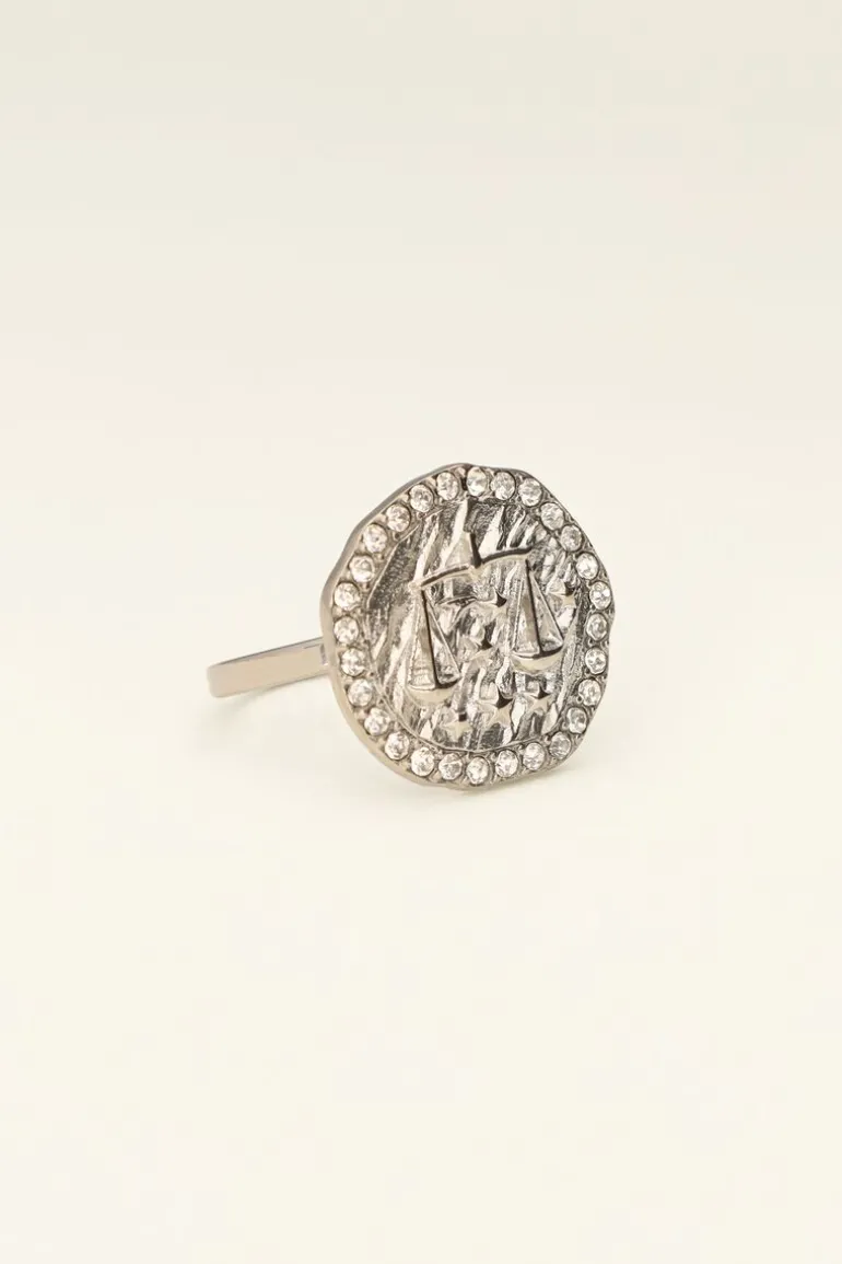 Bague Signe Du Zodiaque à Strass