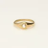 Bague Soleil Et Perles