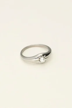 Bague Soleil Et Perles