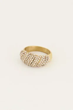Bague Starmood Avec Pierres Transparentes