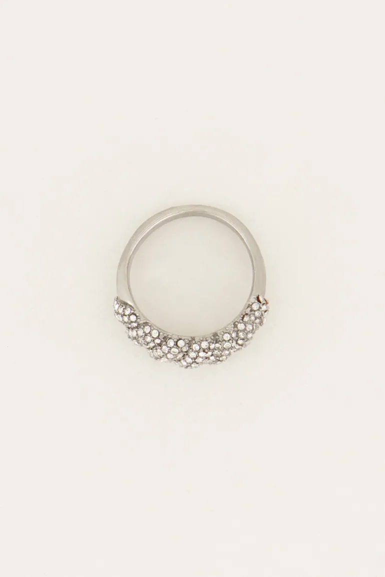 Bague Starmood Avec Pierres Transparentes