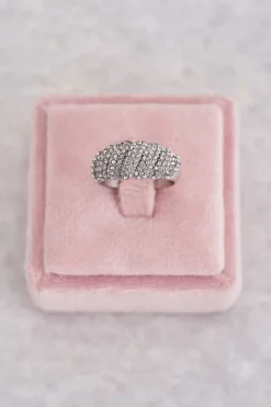 Bague Starmood Avec Pierres Transparentes
