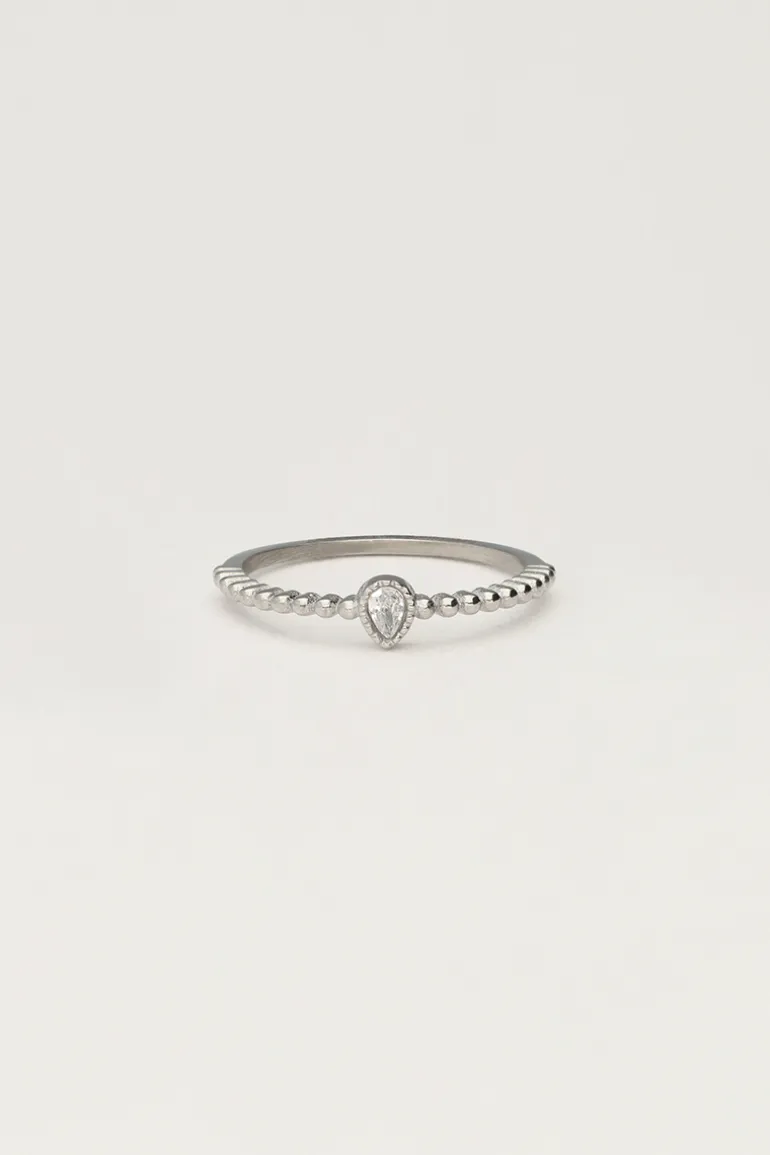 Bague Starry Minimaliste Avec Strass