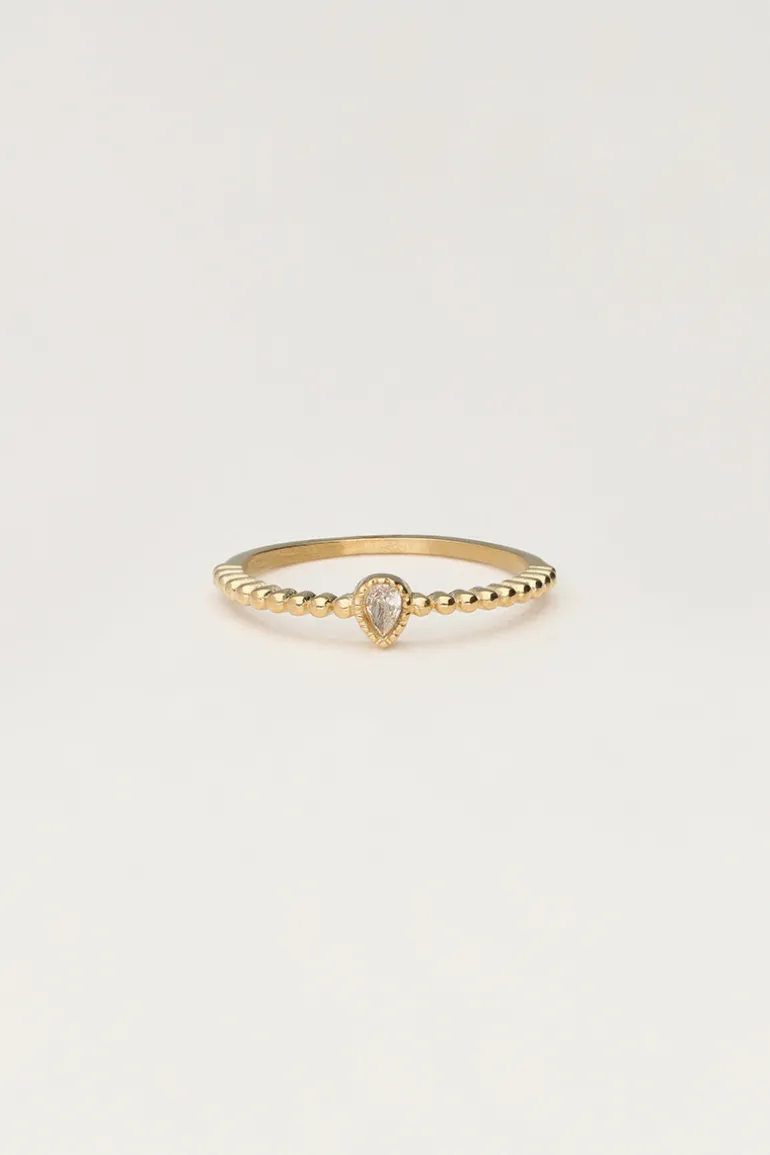 Bague Starry Minimaliste Avec Strass