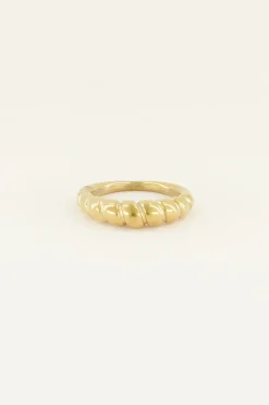 Bague Striée