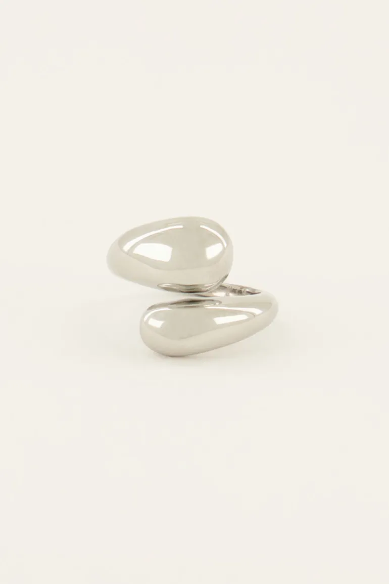 Bague Torsadé Et Bombée