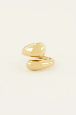 Bague Torsadé Et Bombée