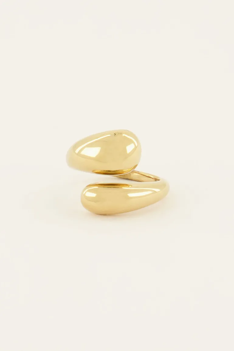 Bague Torsadé Et Bombée