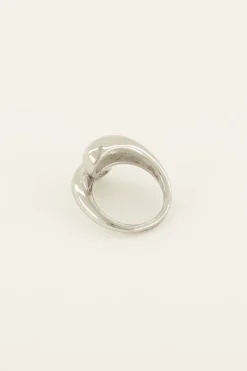 Bague Torsadé Et Bombée