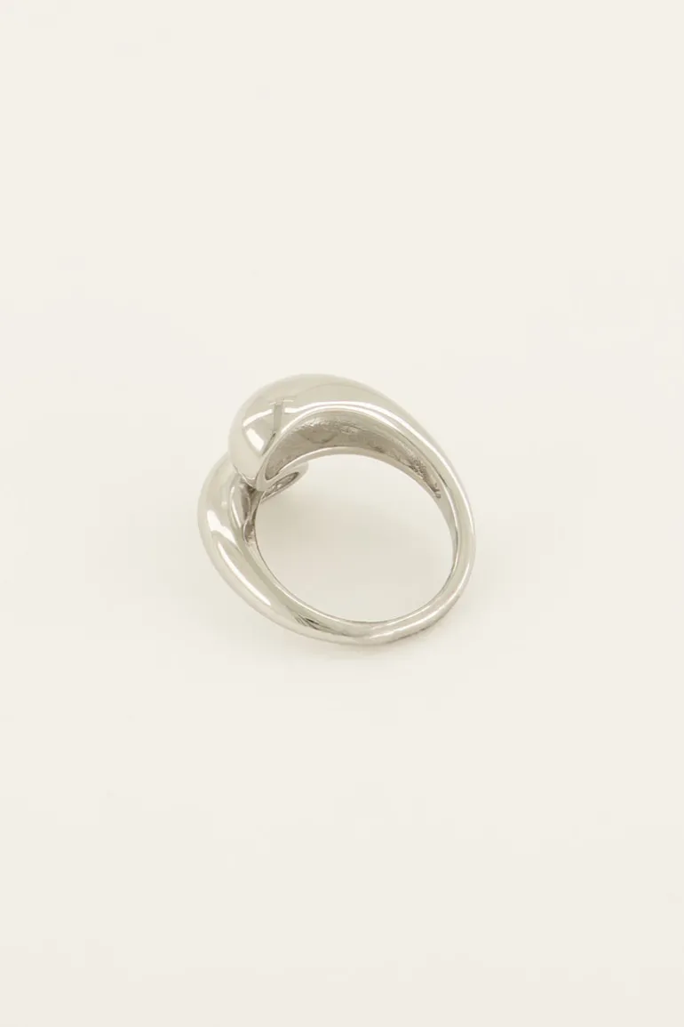 Bague Torsadé Et Bombée