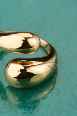 Bague Torsadé Et Bombée