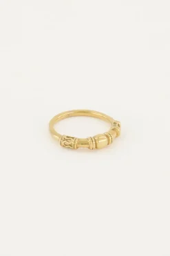 Bague Torsadée à Motif Bali