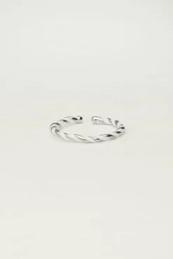 Bague Torsadée Blanche
