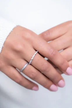 Bague Torsadée Blanche