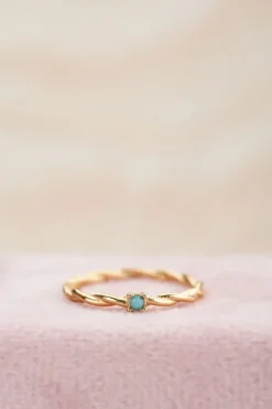 Bague Torsadée Pierre Azzurro