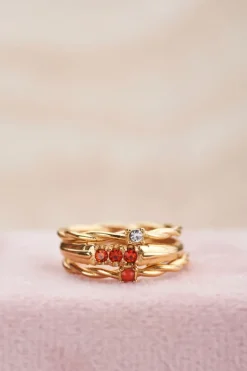 Bague Torsadée Pierre Ice Cubes