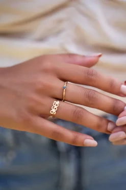 Bague Torsadée Pierre Océan